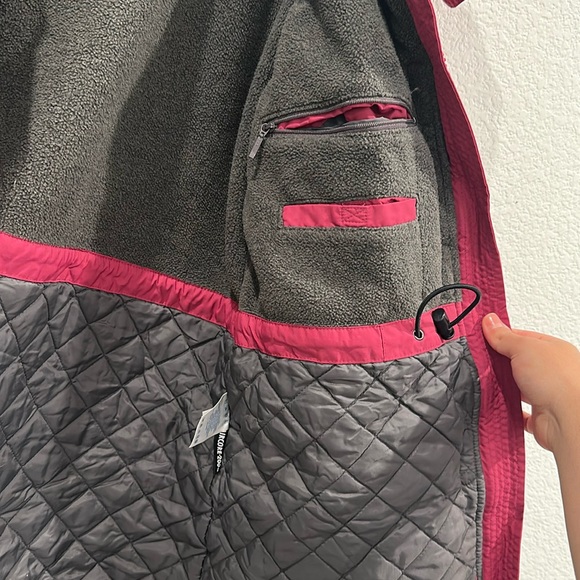 Lands Ends Hot Pink Jacket Petite Size XS 2-4 Good Condition - Picture 14 of 17